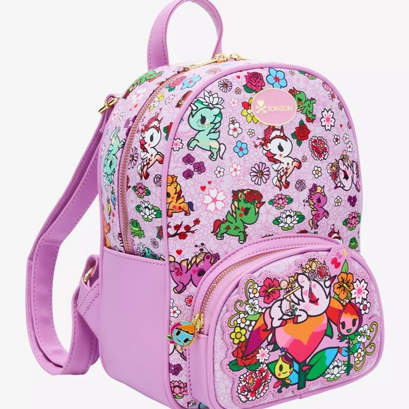 Tokidoki Unicorn Floral Mini Backpack Hot‎ Topic main image 4